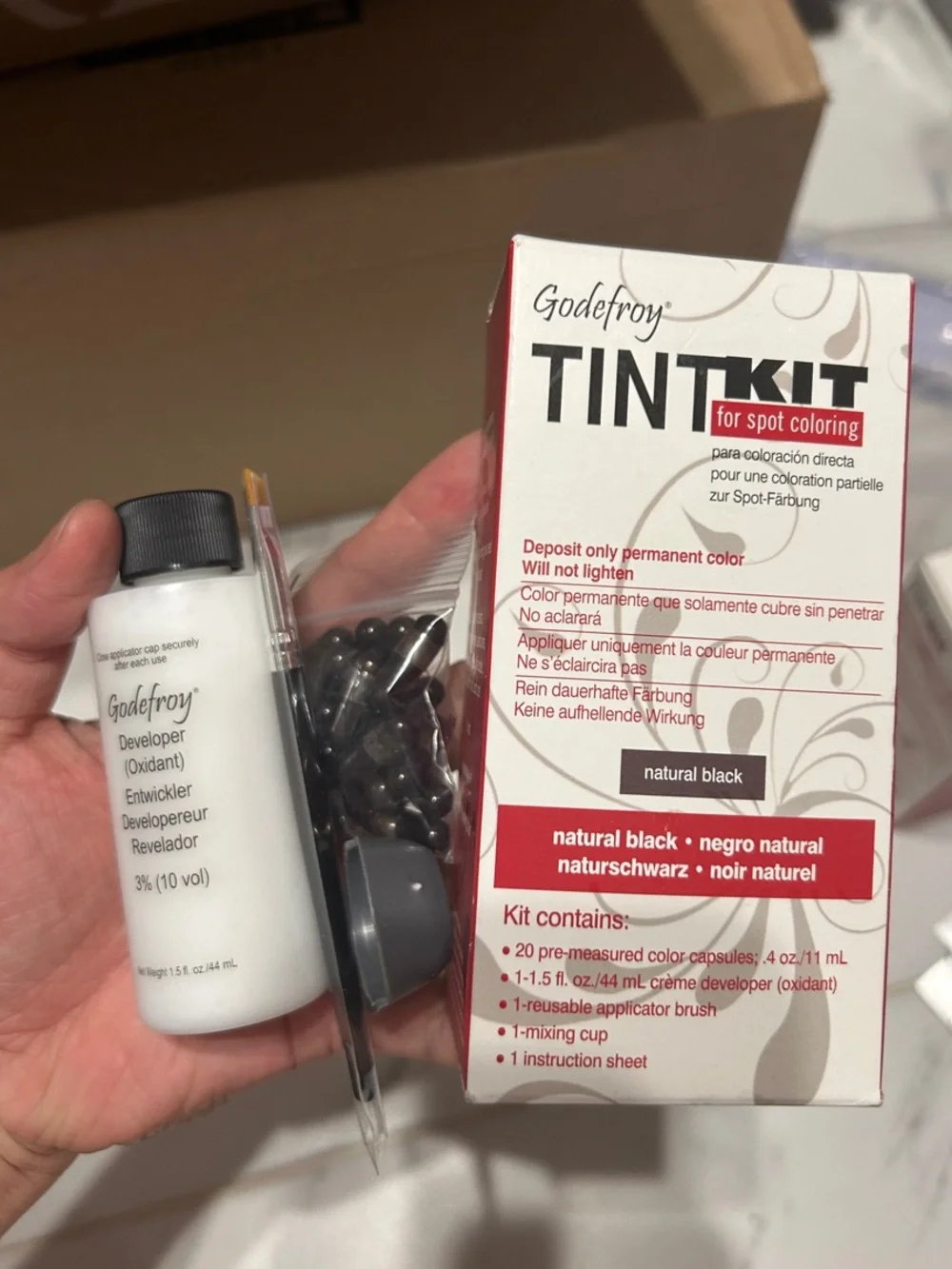 Godefroy TintKit Spot Coloring - Natural Black.